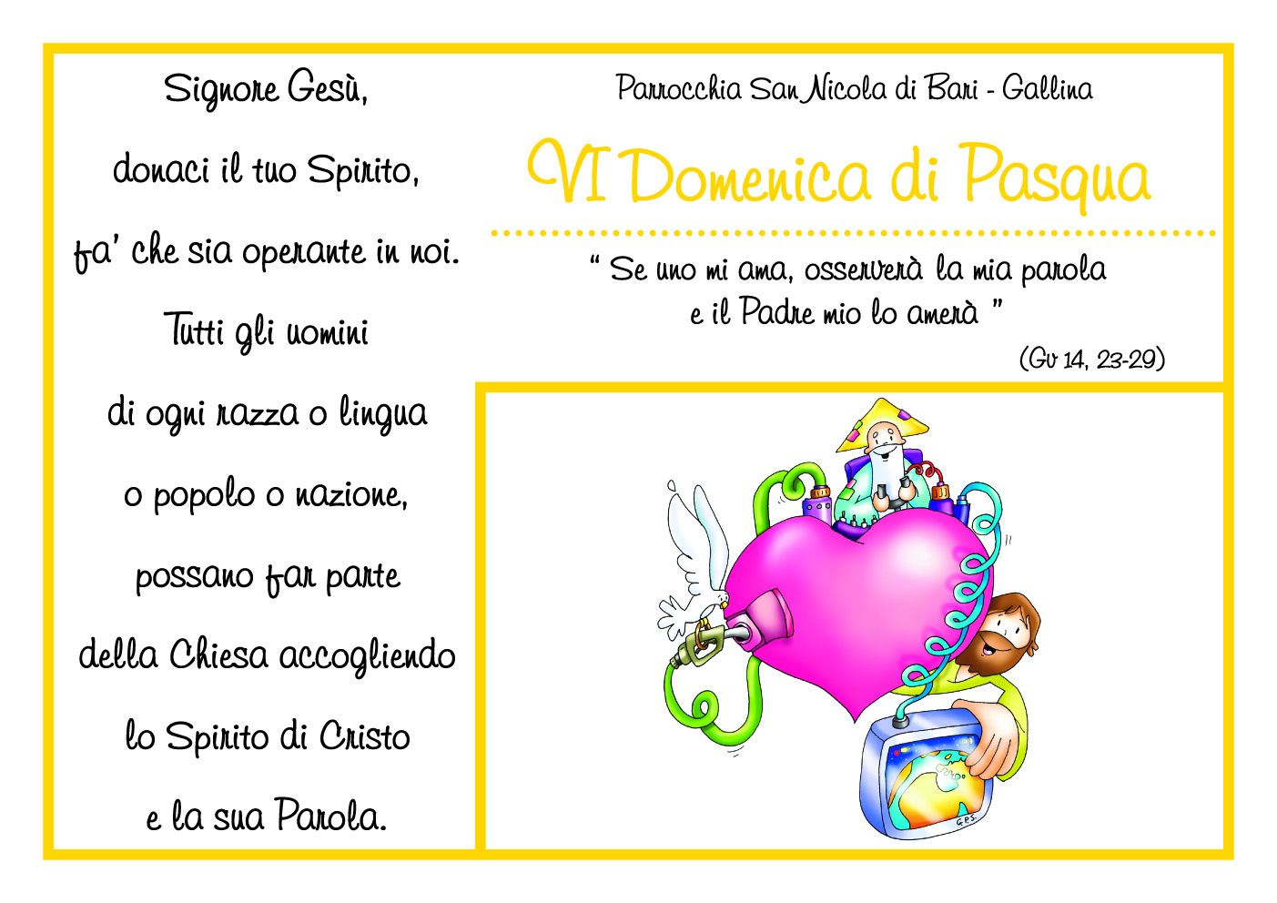 VI Domenica di Pasqua 2025 x FB